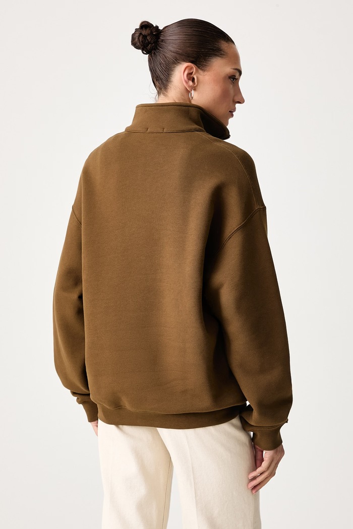 Odzież Lacoste Bluza bawełniana SH7759 brązowy