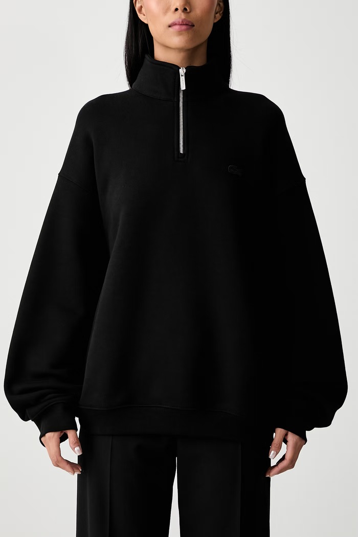 Bluza bawełniana Lacoste czarny SH7759