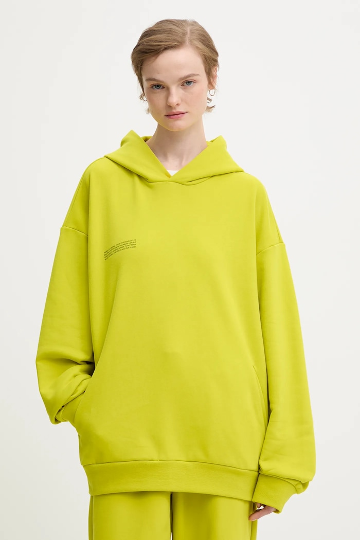 Îmbrăcăminte Pangaia hanorac de bumbac 10000180. verde