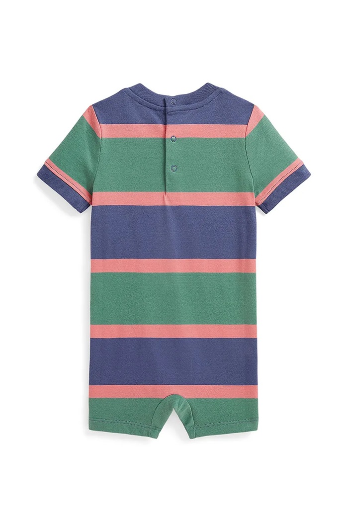 Pamučni kombinezon za bebe Polo Ralph Lauren 320972353001 zelena AW25