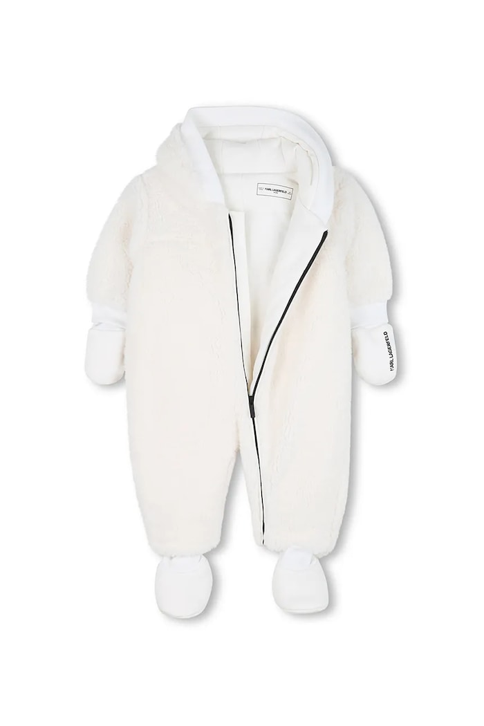 Ολόσωμη φόρμα μωρού Karl Lagerfeld Z30975 λευκό AW25