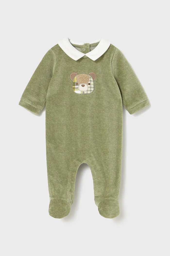 Φόρμες με φουφούλα μωρού Mayoral Newborn πράσινο 2716.1E.Newborn.9BYA