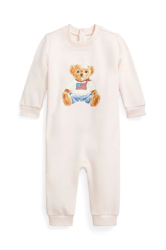 Dětský overal Polo Ralph Lauren Kojenecký výrobek růžová 310898933001