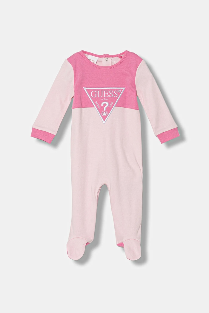 Pamučni kombinezon za bebe Guess roza H5YW07.KA6W4.G.9BYA