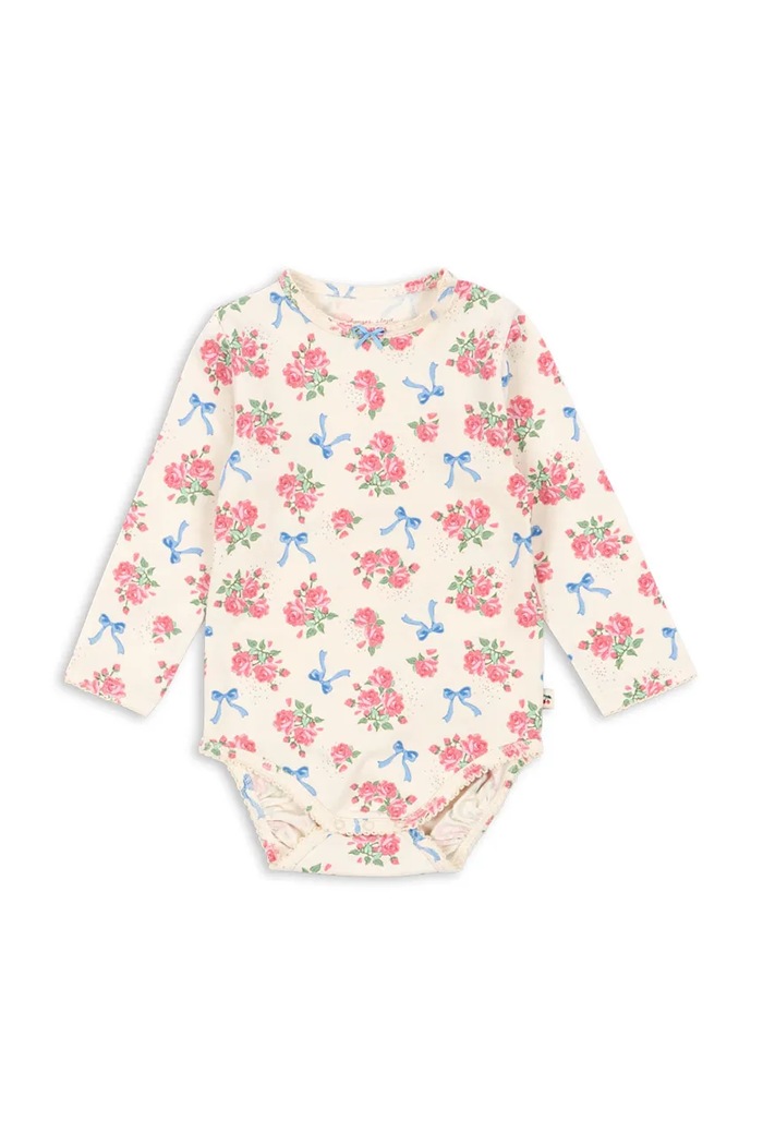 Konges Sløjd body bebe BASIC LS BODY GOTS Produs pentru bebe bej KS103702.G.9BYA