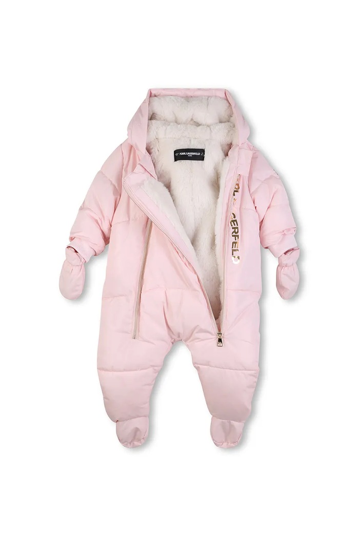 Момиче Бебешки гащеризон Karl Lagerfeld Z30972 розов