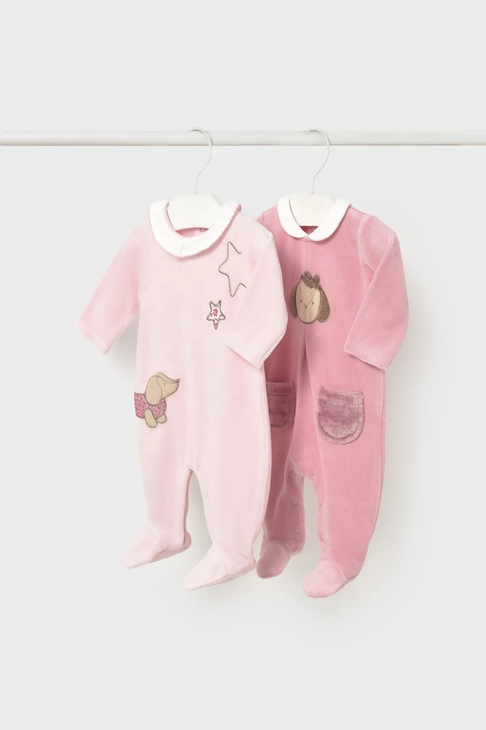 Mayoral Newborn costum bebe 2-pack Produs pentru bebe roz 2702.2C.Newborn.9BYA
