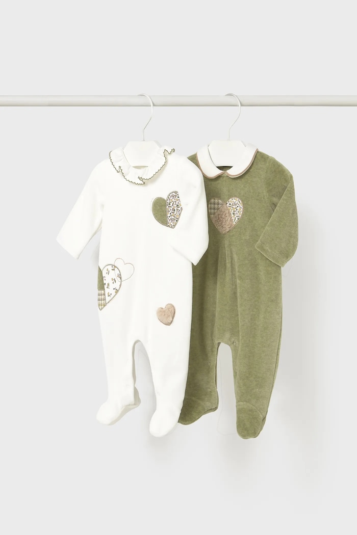 Mayoral Newborn costum bebe 2-pack Produs pentru bebe verde 2702.2C.Newborn.9BYA