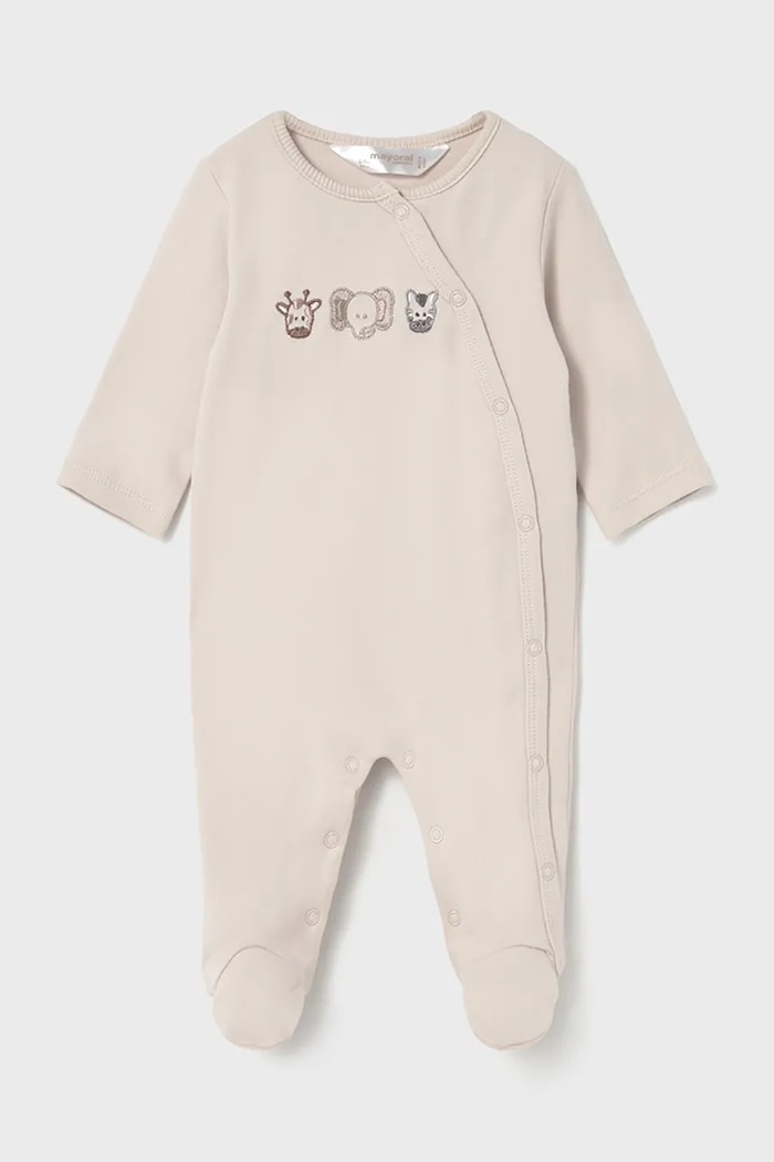 Mayoral Newborn pajacyk niemowlęcy 2-pack 2703.2D.Newborn.9BYA beżowy AW25