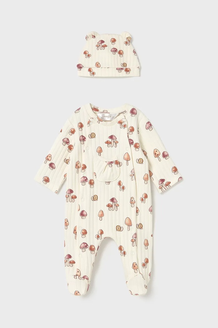 Kojenecké body Mayoral Newborn béžová 2705.2H.Newborn.9BYA