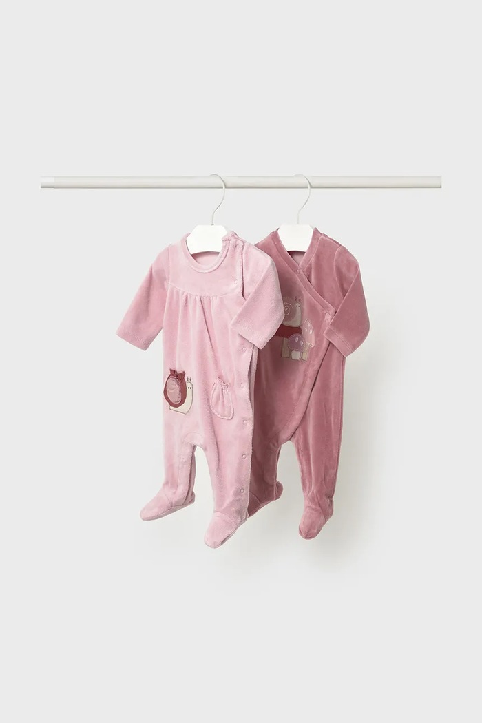 Mayoral Newborn costum bebe 2-pack Produs pentru bebe roz 2706.2H.Newborn.9BYA
