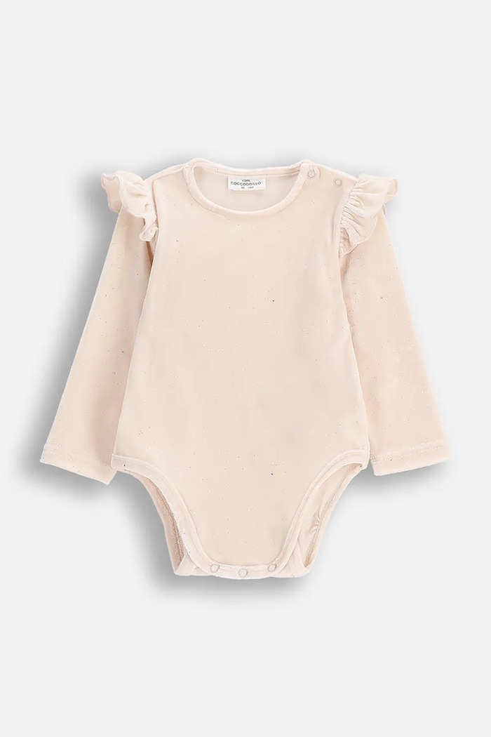 Bodi za bebe s pamukom Coccodrillo Proizvod za bebe bež ZC5112105EBG