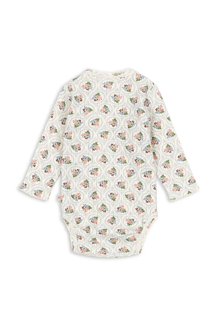 Pamučni bodi za bebe Konges Sløjd MINNIE NEWBORN BODY GOTS KS104377.9BYA šarena AW25