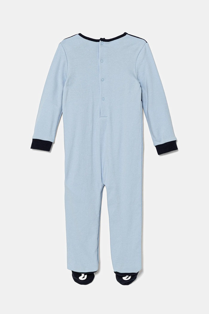 Guess śpioszki bawełniane niemowlęce H5YW07.KA6W4.9BYA niebieski AW25