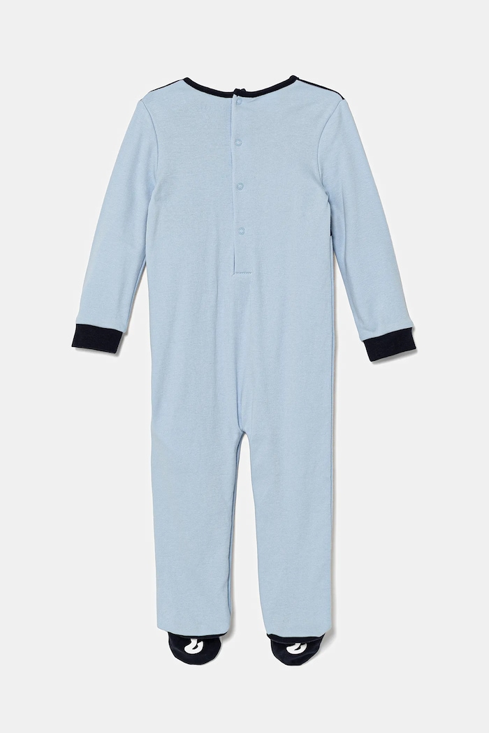 Guess śpioszki bawełniane niemowlęce H5YW07.KA6W4.9BYA niebieski AW25