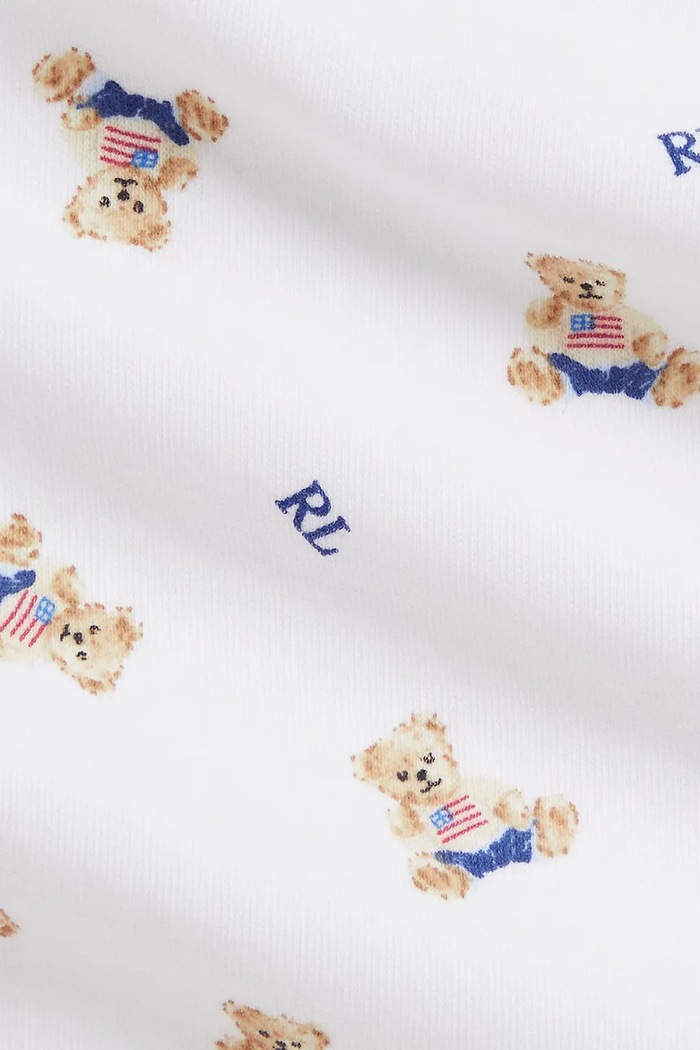 Chłopiec Polo Ralph Lauren body bawełniane niemowlęce 320P00760001 biały