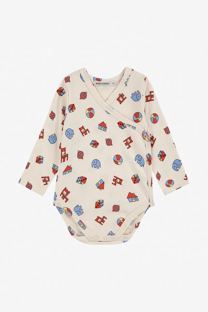 Bobo Choses gyerek body Toys Bébi termékek fehér 225AB004