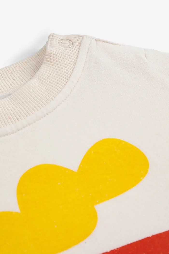 Kojenecké body Bobo Choses Choo Choo 225AB010 bílá AW25