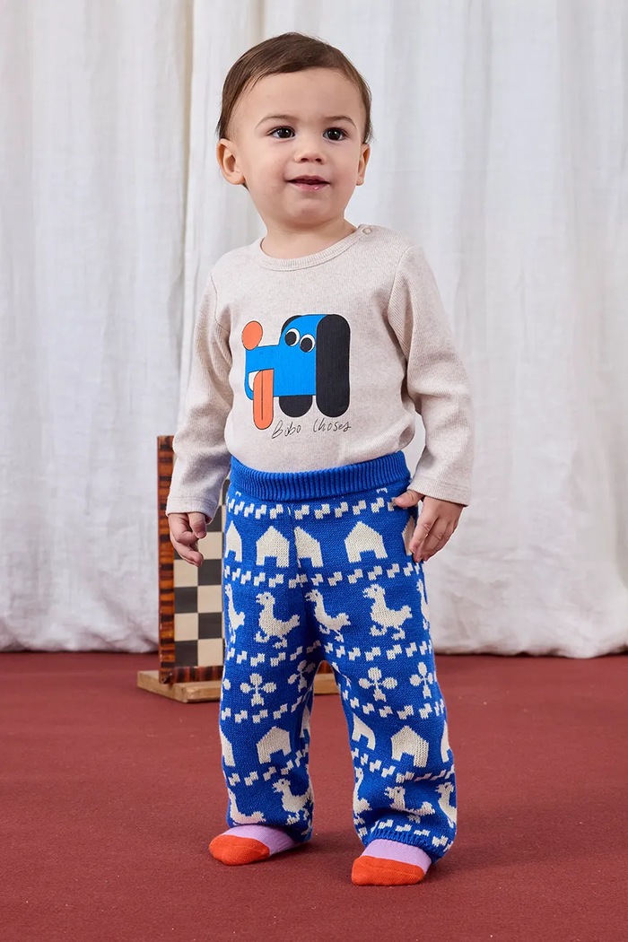 Body pre bábätká Bobo Choses Doggy Mate béžová 225AB028