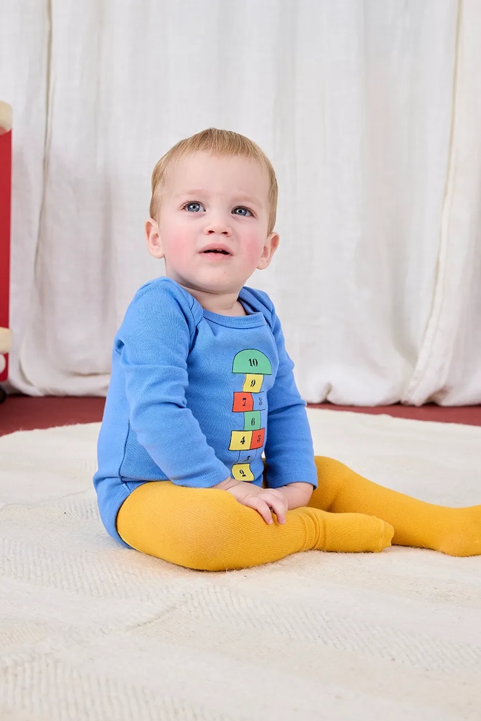 Bobo Choses body niemowlęce Hopscotch Produkt niemowlęcy niebieski 225AB115