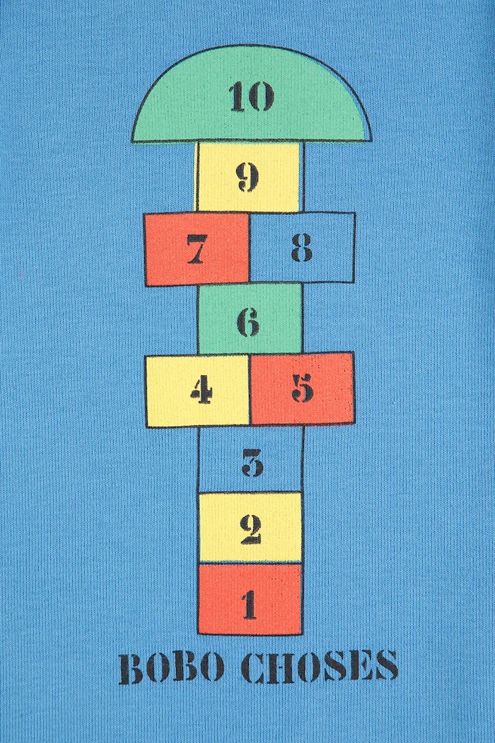 Chłopiec Bobo Choses body niemowlęce Hopscotch 225AB115 niebieski