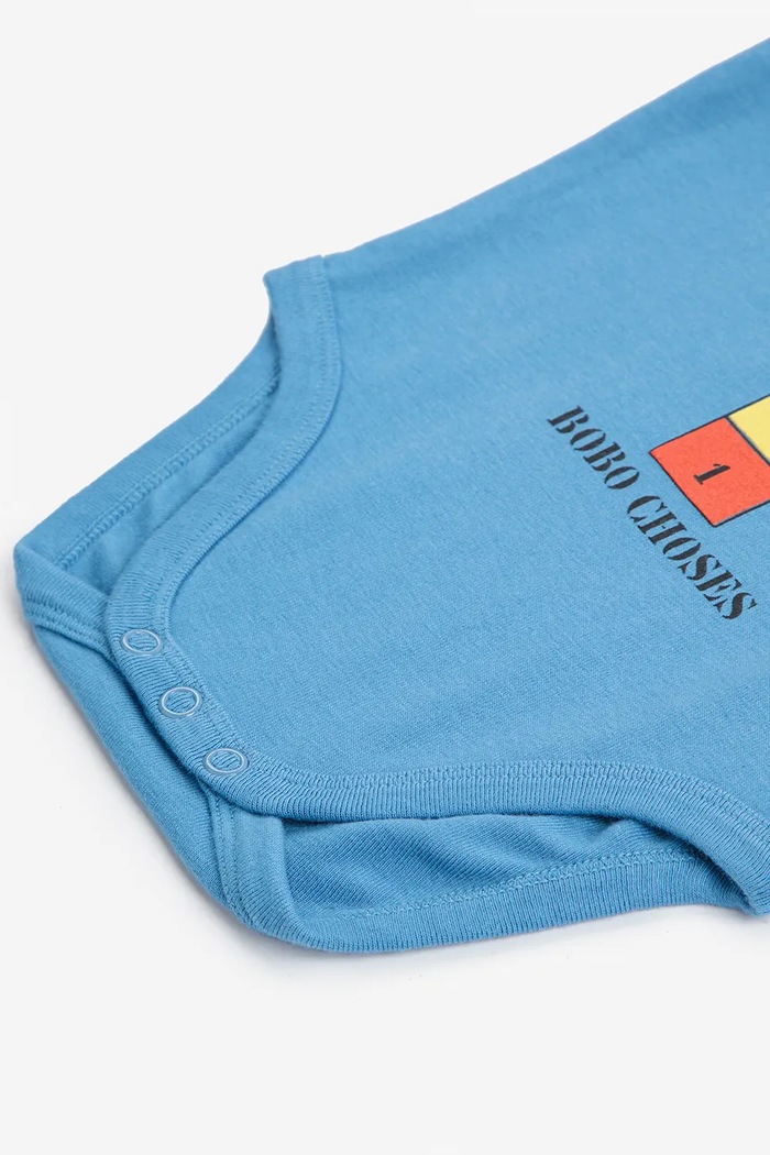 Bobo Choses body niemowlęce Hopscotch 225AB115 niebieski