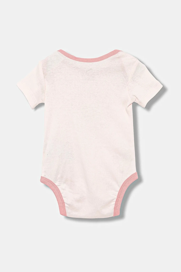 Бебешко боди от памук Puma MINICATS Newborn 2-Pack Graphic Bodysuit Set INF (2 броя) 689736 розов