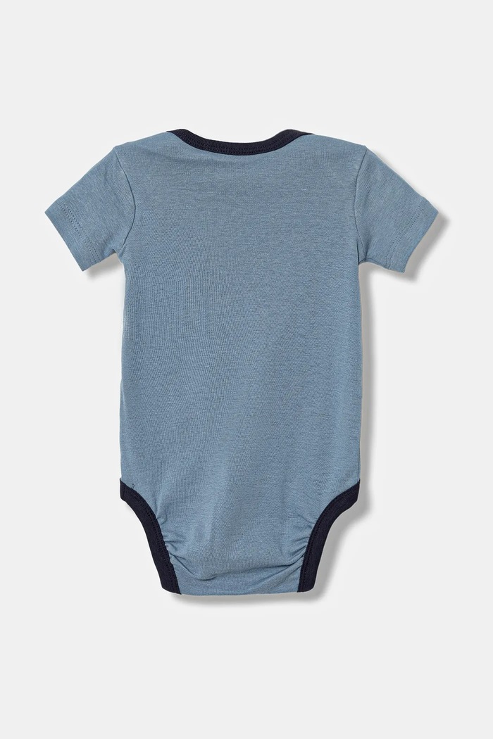 Бебешко боди от памук Puma MINICATS Newborn 2-Pack Graphic Bodysuit Set INF (2 броя) 689736 син