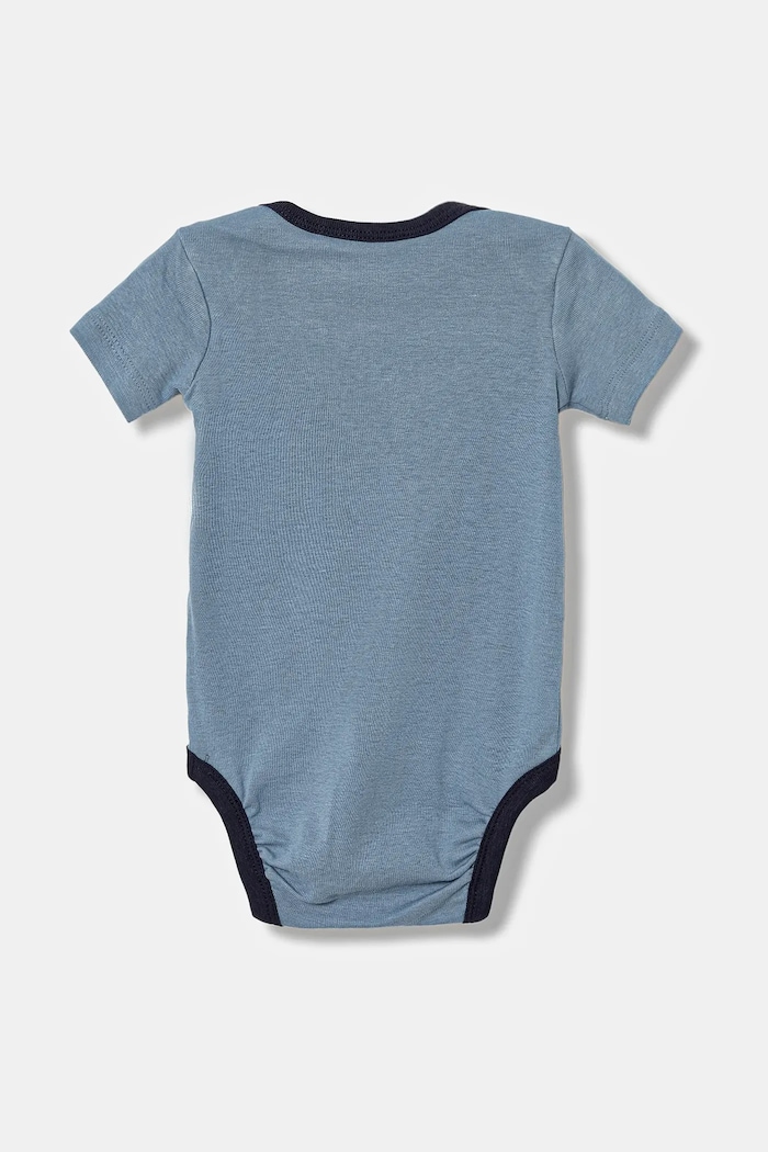 Бебешко боди от памук Puma MINICATS Newborn 2-Pack Graphic Bodysuit Set INF (2 броя) 689736 син