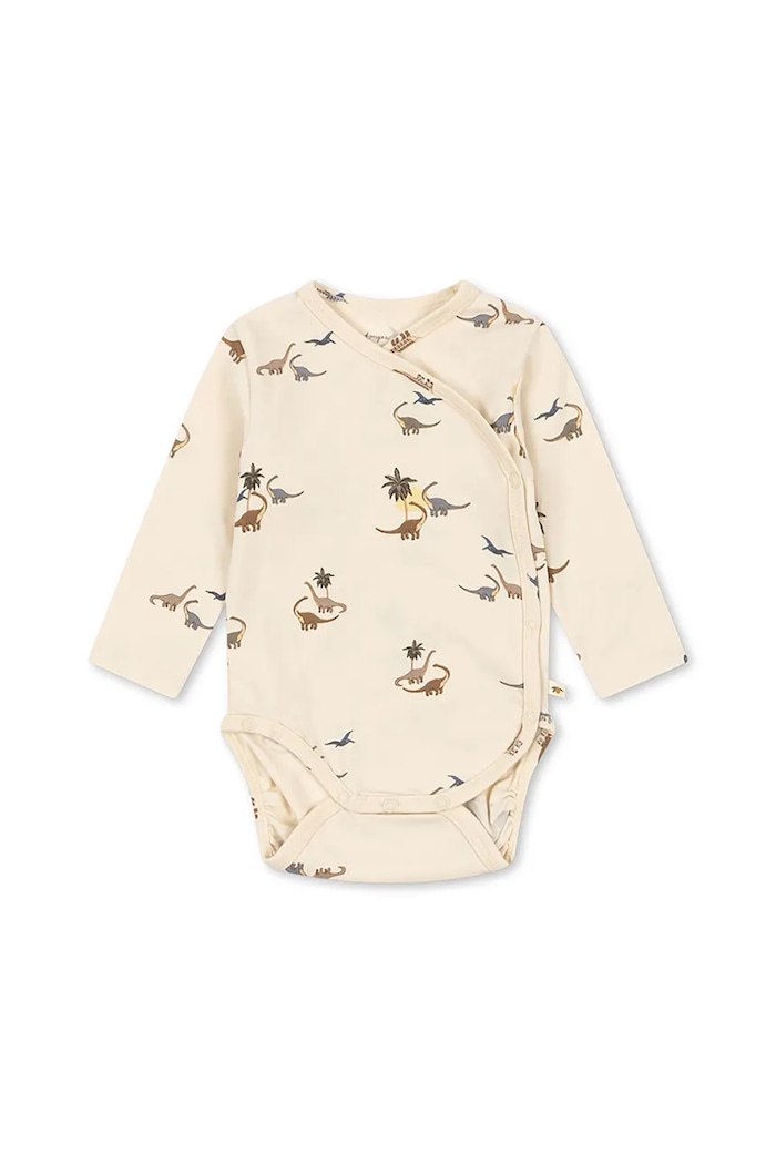 Konges Sløjd body bebe BASIC LS NEWBORN BODY GOTS Produs pentru bebe bej KS103703.9BYA