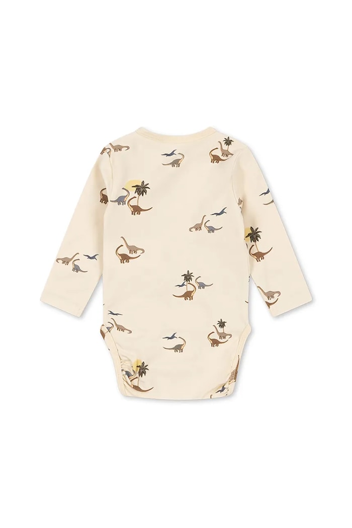 Konges Sløjd body bebe BASIC LS NEWBORN BODY GOTS KS103703.9BYA bej AW25