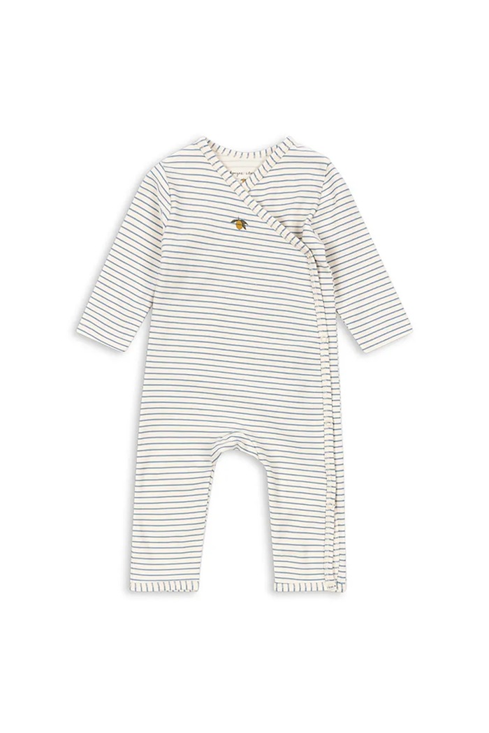 Konges Sløjd Rampe pentru copii BASIC NEWBORN ONESIE GOTS albastru KS103704.9BYA