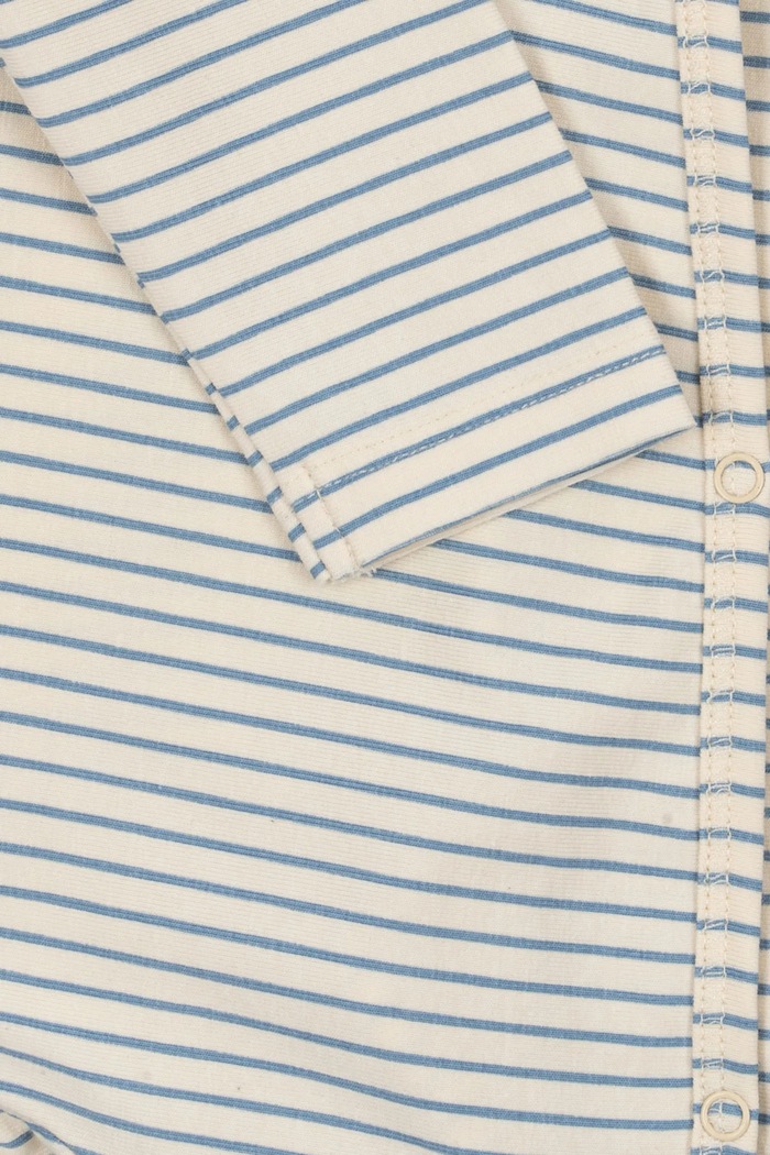 Rampe pentru copii BASIC NEWBORN ONESIE GOTS Konges Sløjd KS103704.9BYA albastru