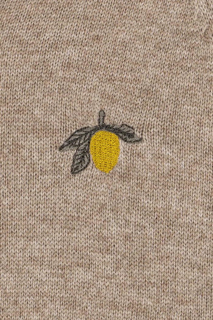 Overal pre bábätká Konges Sløjd MATTOU KNIT ONESIE KS103904.9BYA hnedá