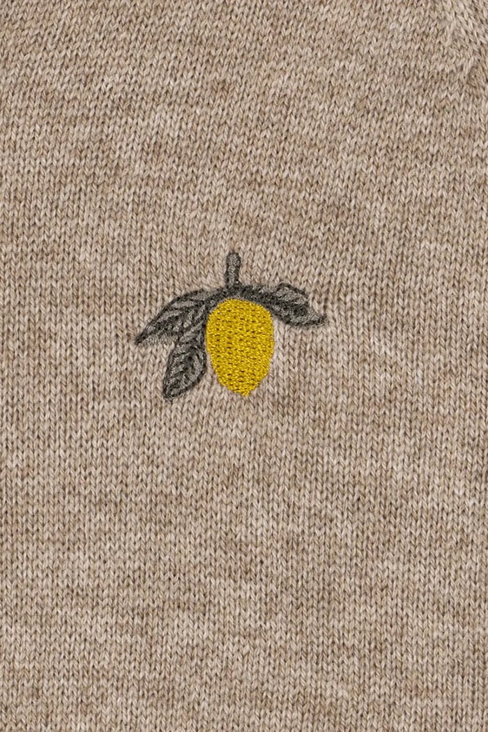 Overal pre bábätká Konges Sløjd MATTOU KNIT ONESIE KS103904.9BYA hnedá