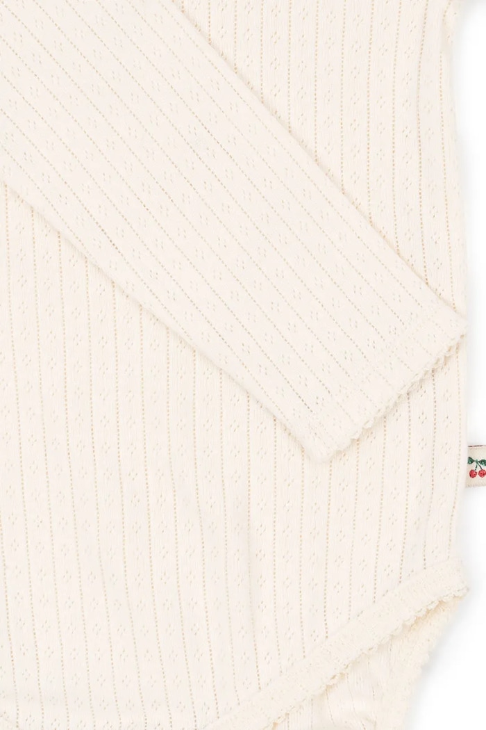Βαμβακερά φορμάκια για μωρά Konges Sløjd MINNIE BODY GOTS μπεζ KS103916.9BYA