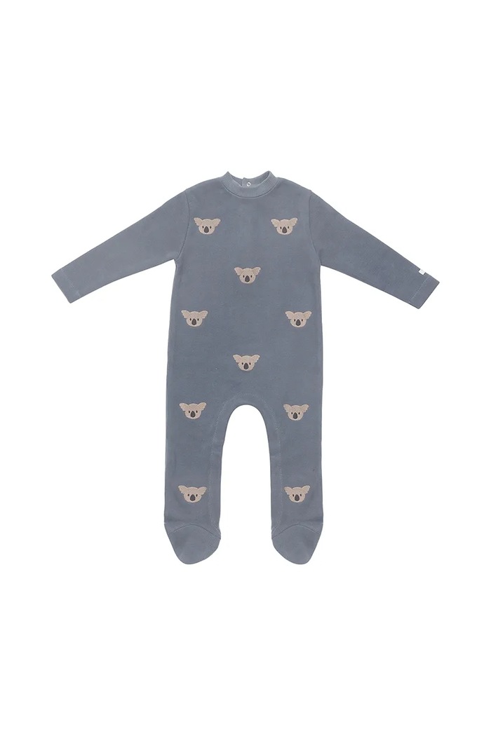 Donsje salopetă din bumbac pentru bebeluși Phlyn Onesie Koalas 3039201 albastru AW25