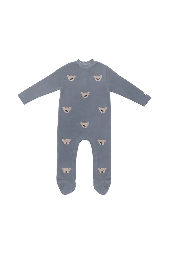 Donsje salopetă din bumbac pentru bebeluși Phlyn Onesie Koalas 3039201 albastru AW25