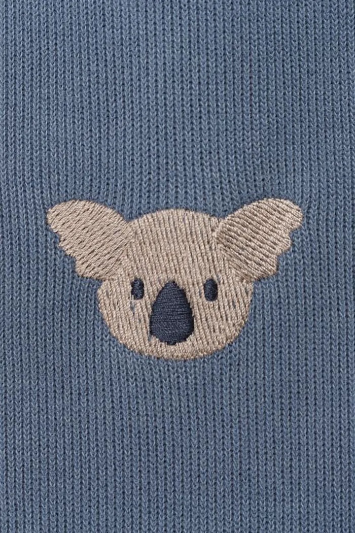 Donsje salopetă din bumbac pentru bebeluși Phlyn Onesie Koalas 3039201 albastru