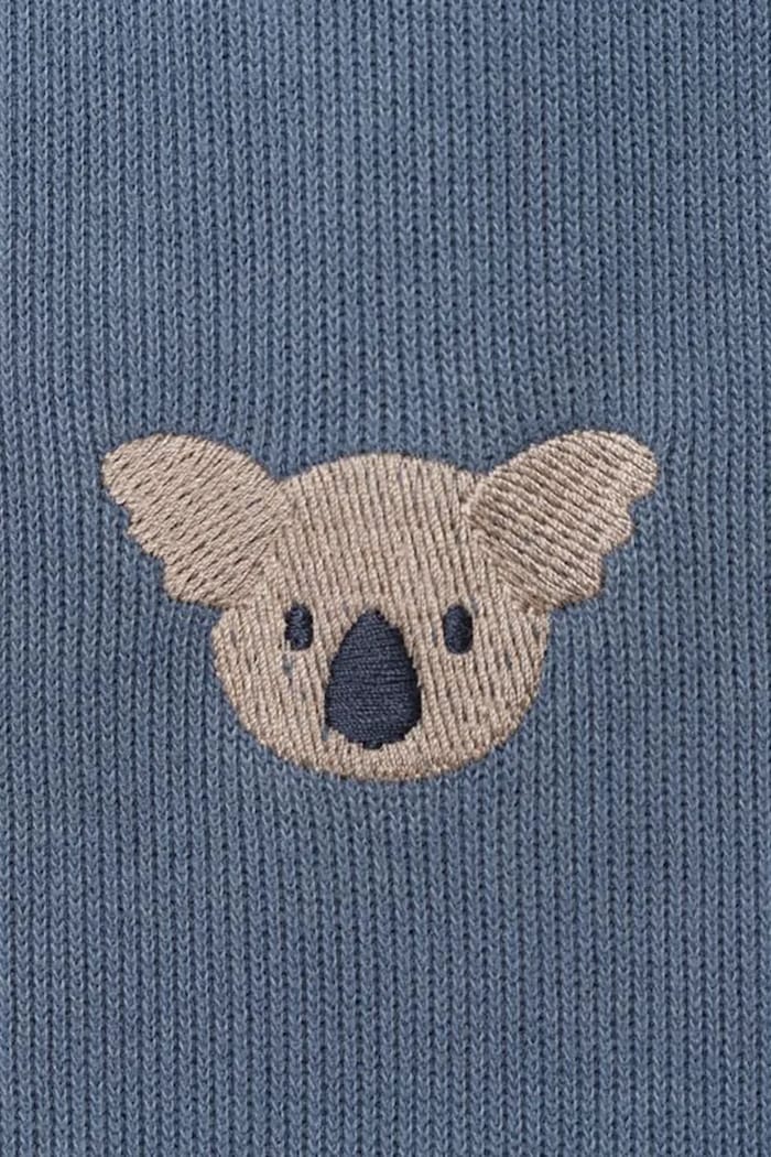 Donsje salopetă din bumbac pentru bebeluși Phlyn Onesie Koalas 3039201 albastru