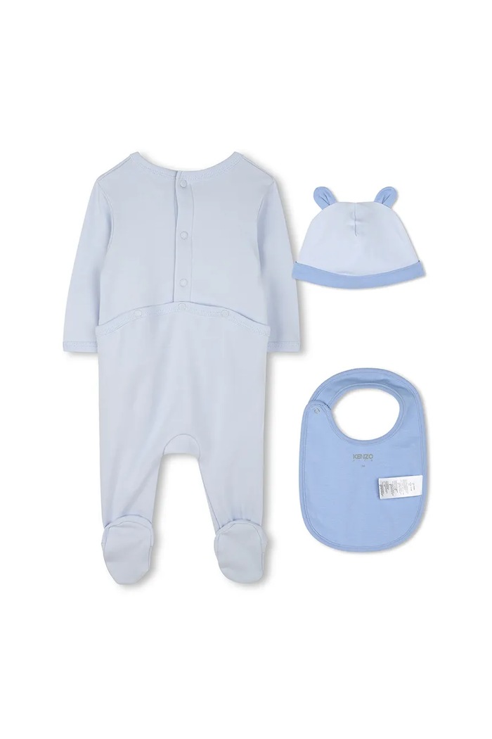 Φόρμες με φουφούλα μωρού Kenzo Kids K61249 μπλε AW25