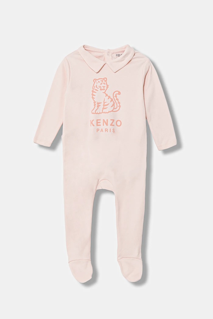CHLAPEC Dětský bavlněný overal Kenzo Kids 2-pack K61253 růžová