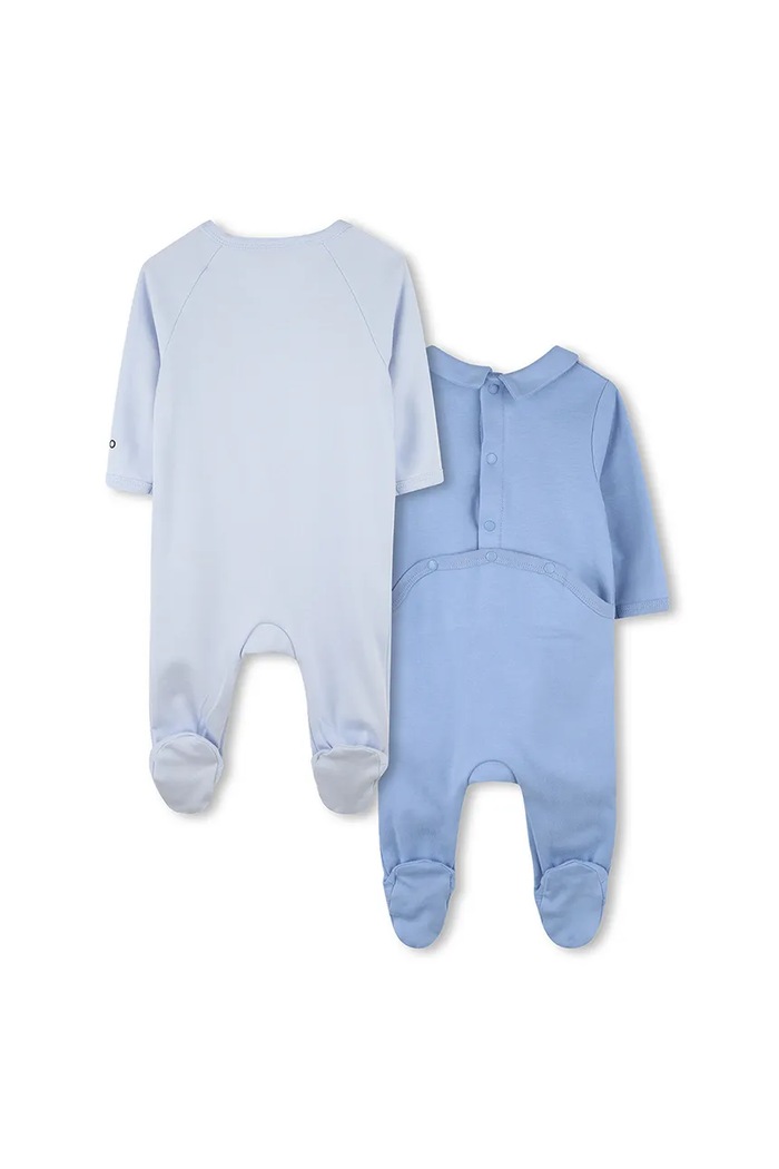 Kenzo Kids tuta neonato in lana pacco da 2 K61253 blu AW25