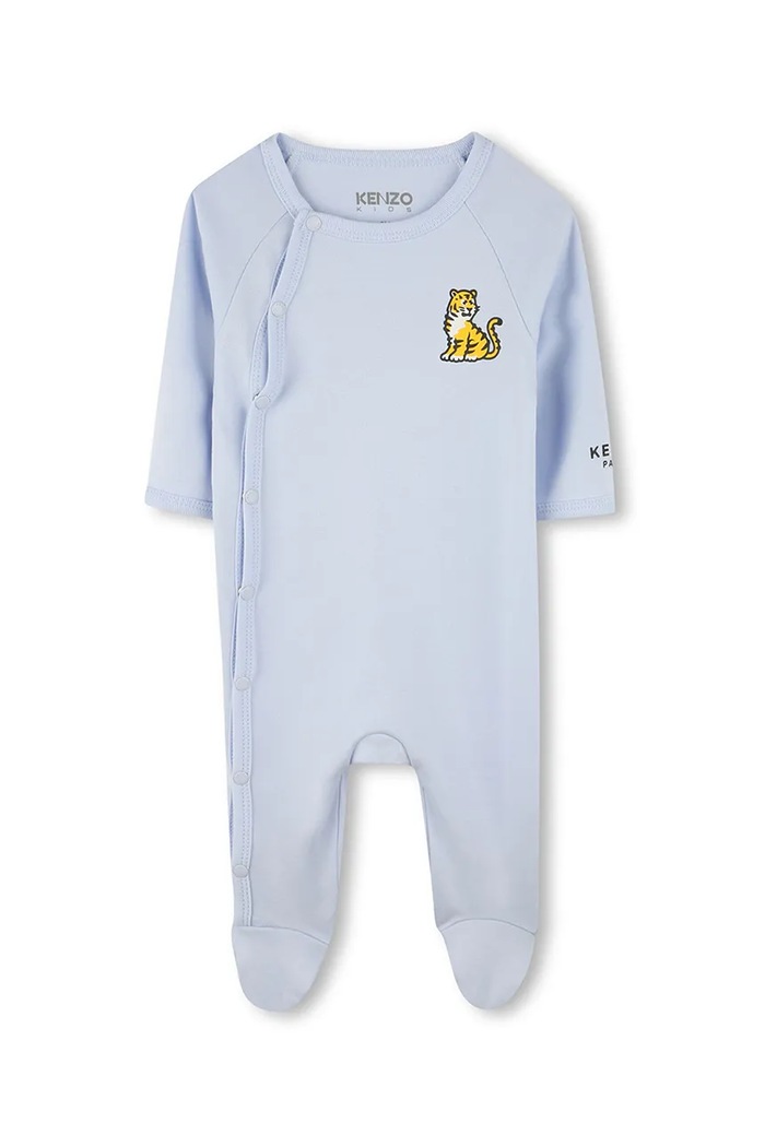 BIMBA Kenzo Kids tuta neonato in lana pacco da 2 K61253 blu