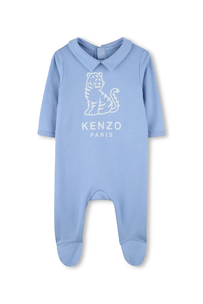 Kenzo Kids tuta neonato in lana pacco da 2 K61253 blu
