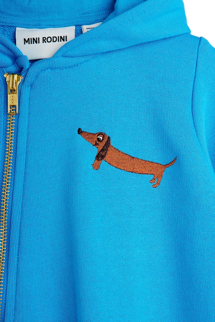 Мальчик Хлопковый комбинезон для младенцев Mini Rodini Dog 11000313 голубой