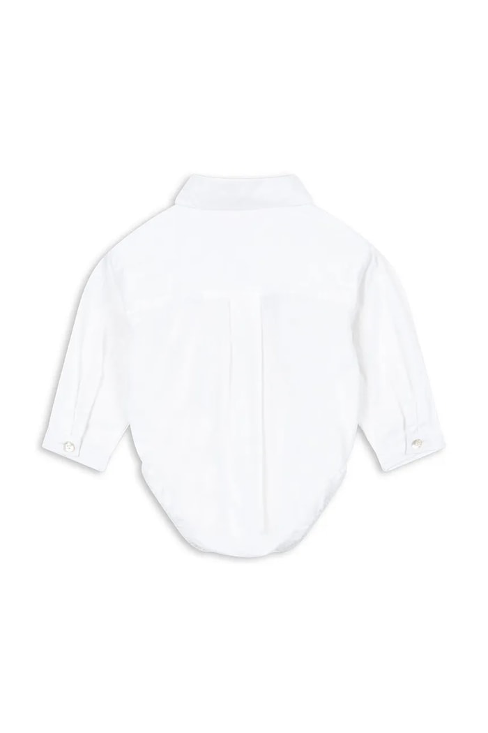 Konges Sløjd body bawełniane niemowlęce RAY BABY SHIRT GOTS KS104407.9BYA biały AW25