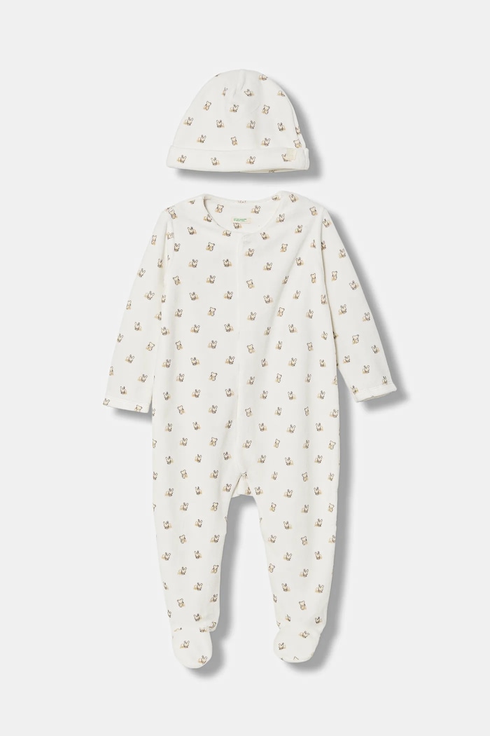 United Colors of Benetton śpioszki niemowlęce 2-pack Produkt niemowlęcy biały 3WQSAK01G.W.Seasonal