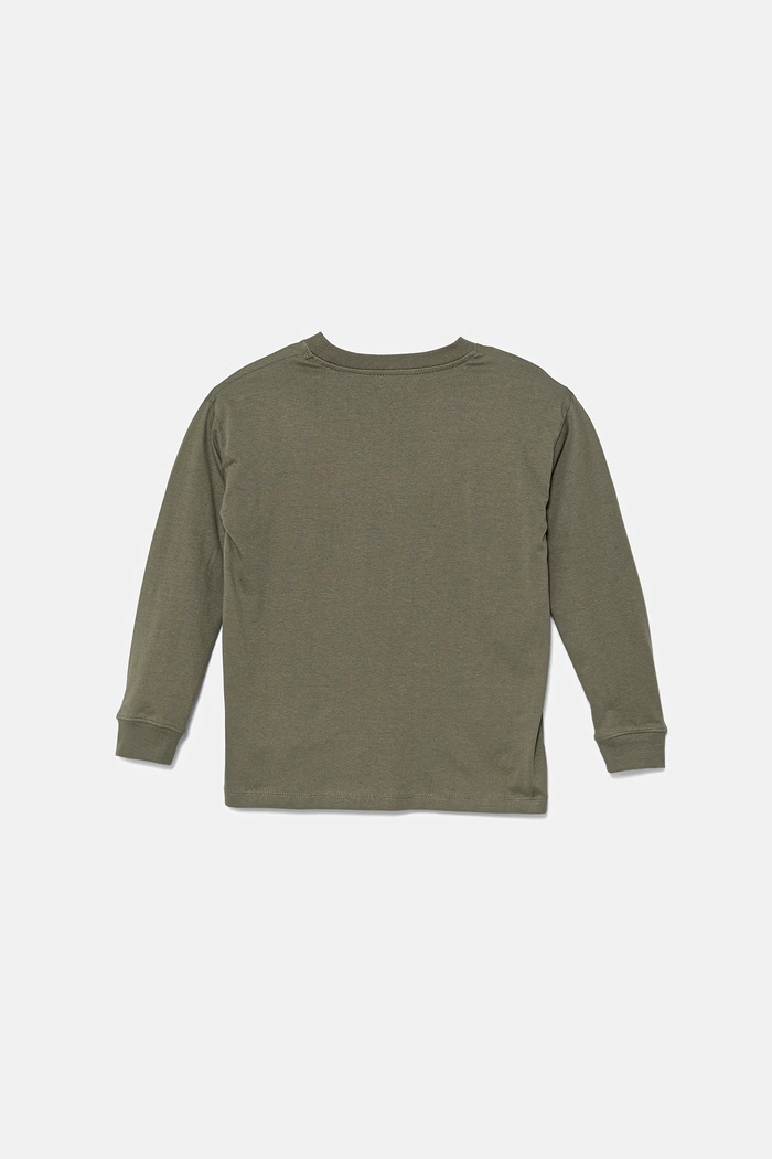 Dječaci Pamučna majica dugih rukava Calvin Klein Jeans IB0IB02354.9BYA zelena