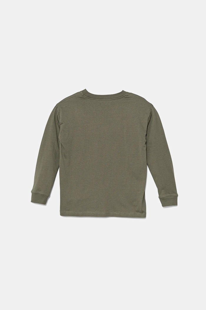 Dječaci Pamučna majica dugih rukava Calvin Klein Jeans IB0IB02354.9BYA zelena